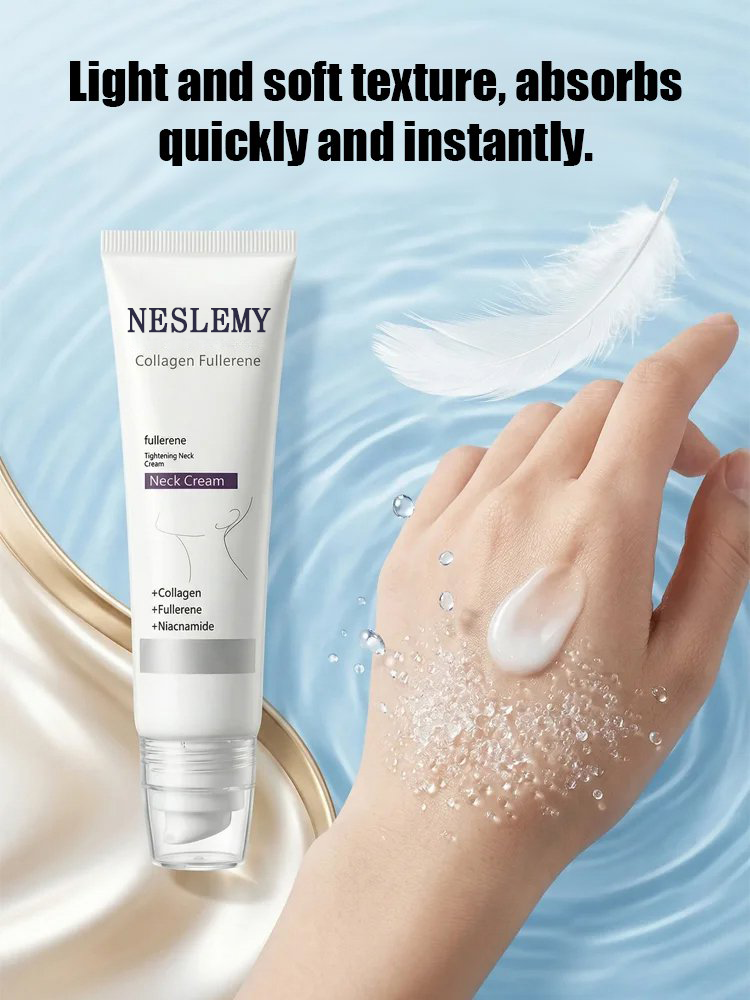 🏆Flash Sale⚡NESLEMY Collagen Fullerene Neck Cream – Elevate Your Neck Care Routine ✨
