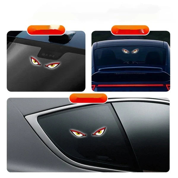 Solar Devil Eye LED Warning Light🎁（Automatically light-sensitive）
