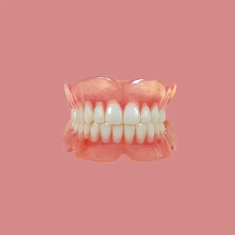 Strong Suction Full Denture – Medical Grade, Made & Shipped in the USA✅