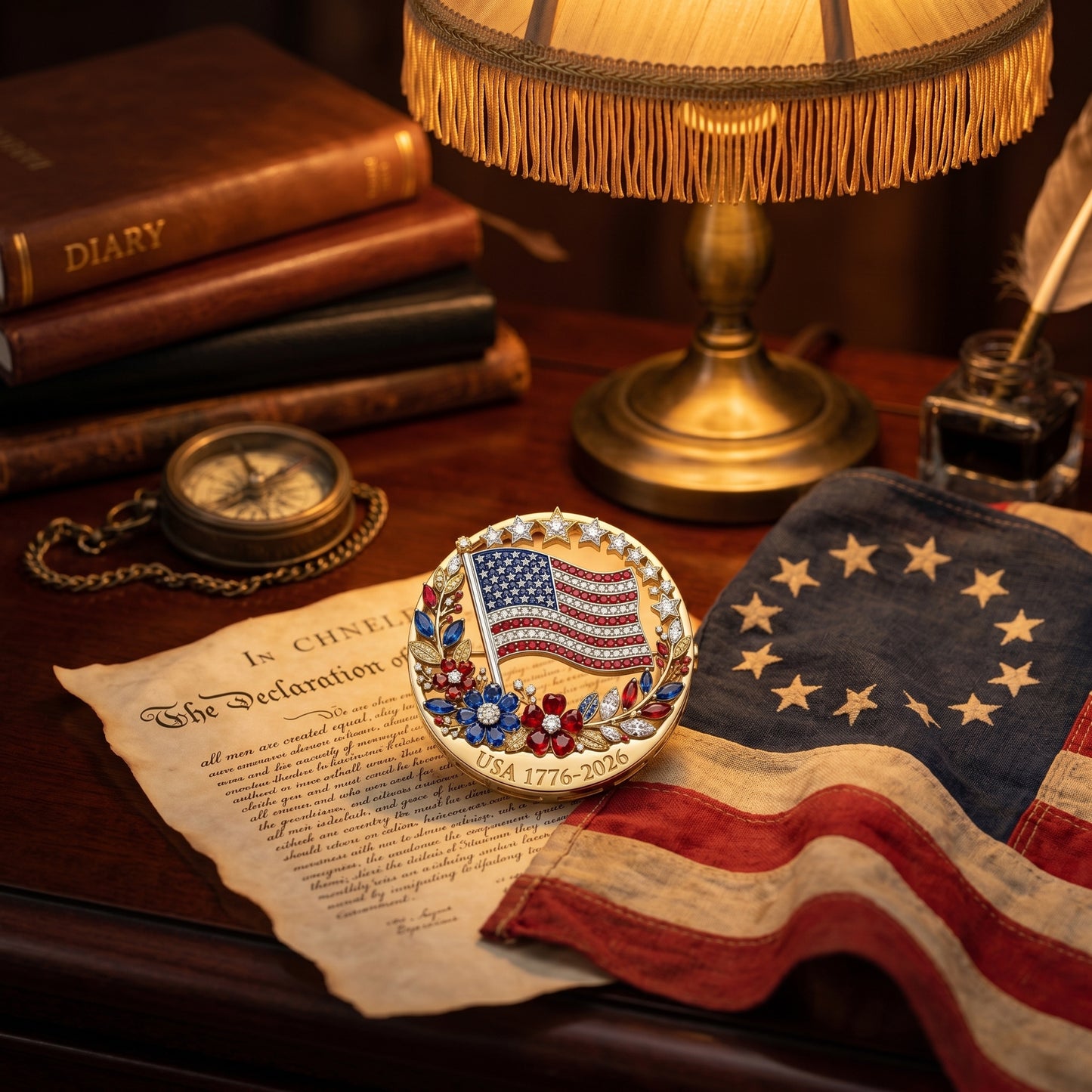 [50% OFF TODAY] US 250th Anniversary Commemorative Enamel Pin