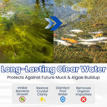 🧬 Clears Green Water in 24h | 100% Fish Safe (Bio-Formula) AEXZR® Aqua-Guardian Pro