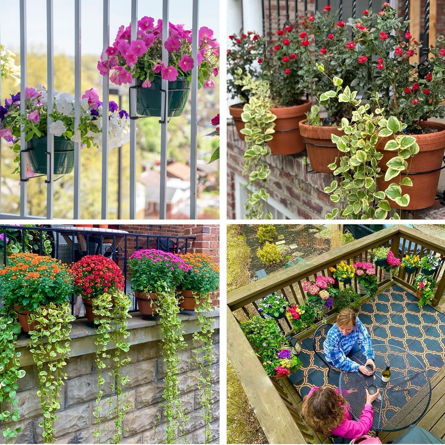 🌼Hot Sale 49% OFF - Floating Garden Railing Planter Shelf