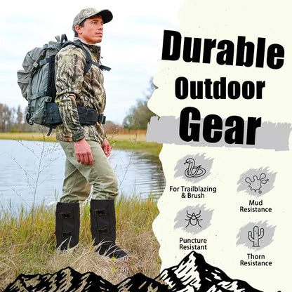 Unisex Adjustable Outdoor Snake-Resistant Leg Gaiters