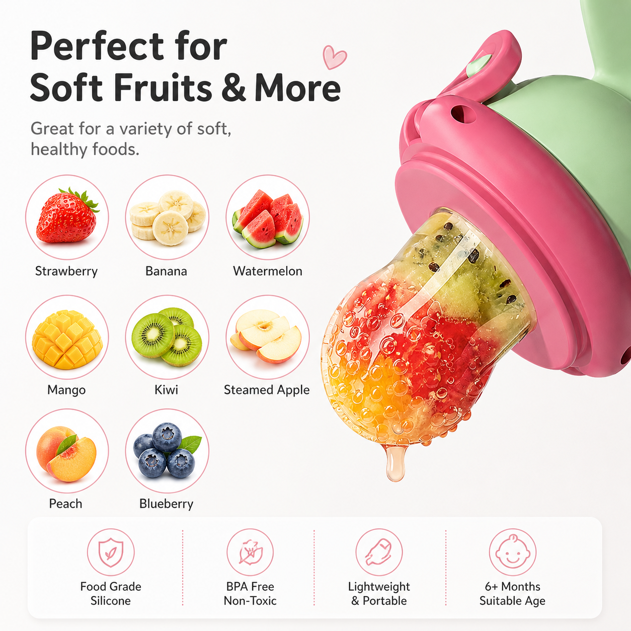 Fresh Food Pacifier - Made for Kids