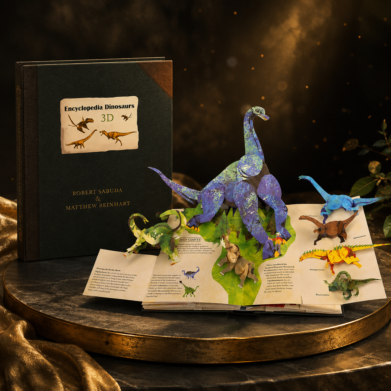 🦖3D Encyclopedia Prehistorica Dinosaurs📙HARDCOVER
