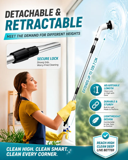 9-in-1 Electric Spin Scrubber Cordless Rechargeable