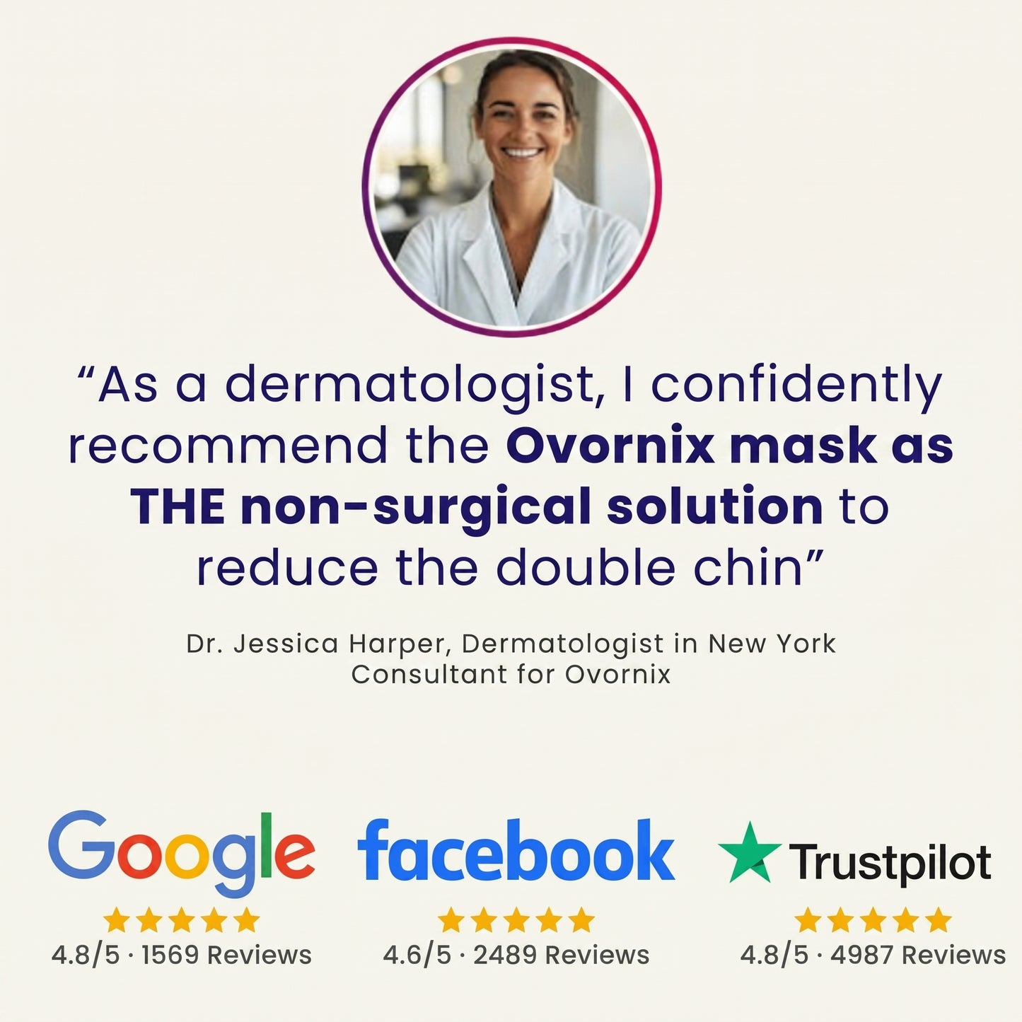 Ovornix™ Double Chin Lifting Mask