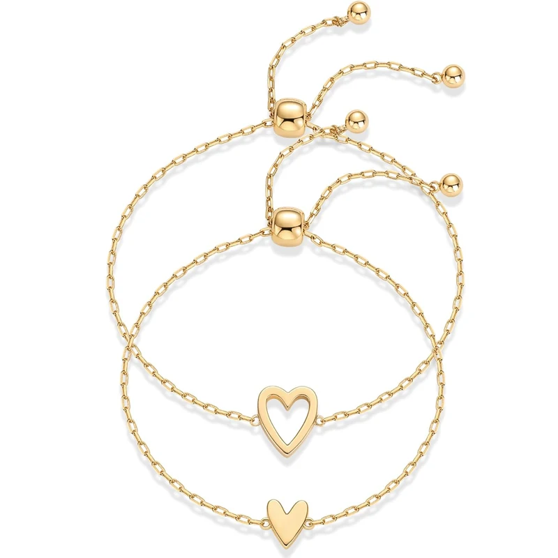 ⚡Limited Deal 58% OFF🔥 Unbreakable Bond Heart Bracelet – Mom & Daughter