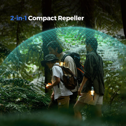 TINY REPELLER S - 2-in-1 Portable Mosquito Repellent with Lighting