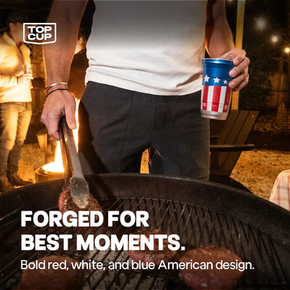 🇺🇸✨ 250th Anniversary Patriotic Aluminum Party Cups – Reusable Red, White & Blue Celebration Tumblers 🎆🥤