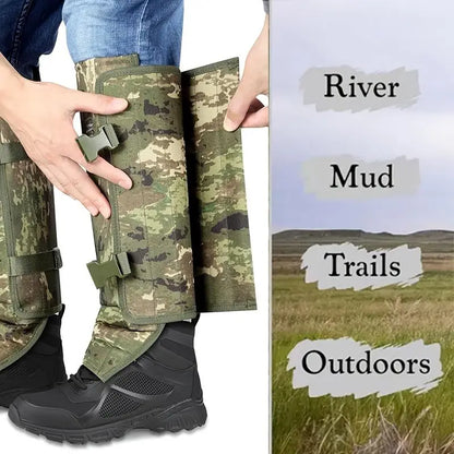 Unisex Adjustable Outdoor Snake-Resistant Leg Gaiters