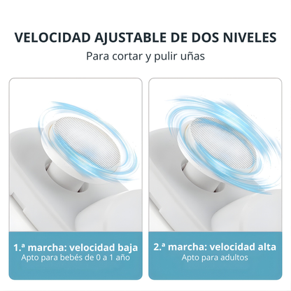 Cortauñas eléctrico 3 en 1