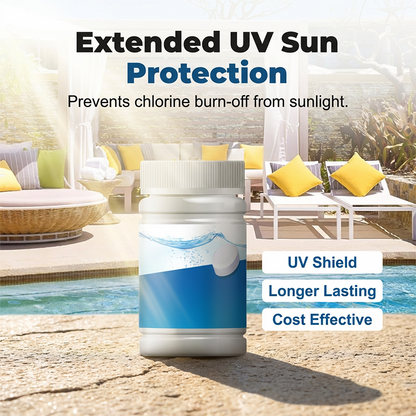 🥳2026 HOT SALE🥳💞50K+ SOLD!💧🛡️ 50% OFF! Pool Chlorinator Tablets – Overnight transformation from green to clear. Slow-dissolving, low maintenance. Gentle on skin & eyes. Your pool’s best friend. 🏖️✅